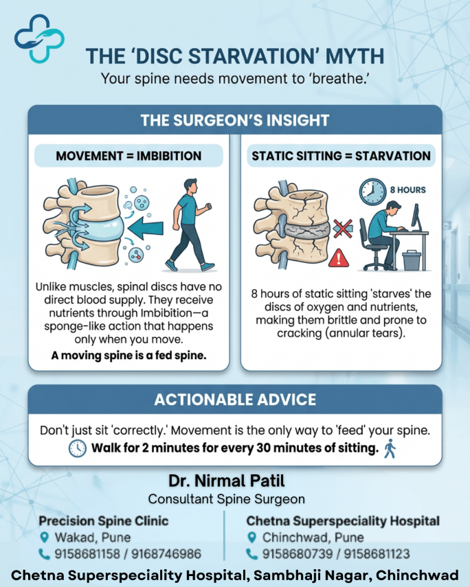 Dr. Nirmal Patil - Expert Orthopedic Surgeon in Wakad performing a spine consultation