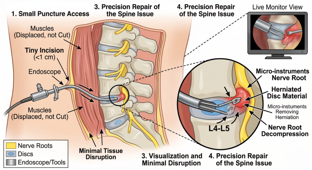 Endoscopic Spine Surgery in PCMC, Pune – Advanced Minimally Invasive Treatment By Dr. Nirmal Patil MS (Ortho), Endoscopic Spine Specialist, Orthopaedic Surgeon